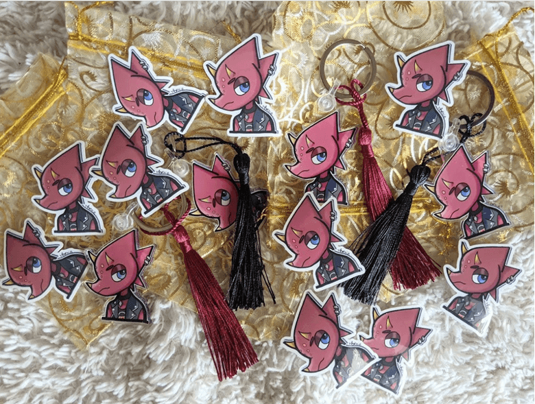 🎣 Porte-Clés Acrylique Jason (Animal Crossing: New Horizons) 🐟